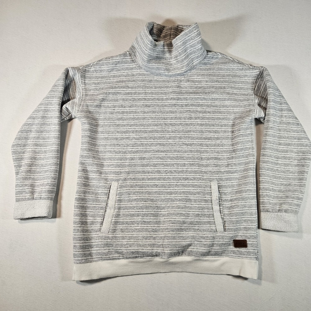 Roxy Fleece Sweater Pullover Women's‎ Medium This Feeling Stripe - Picture 2 of 7